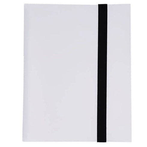 9 Pocket Trading Card Album Folder/Binder - White
