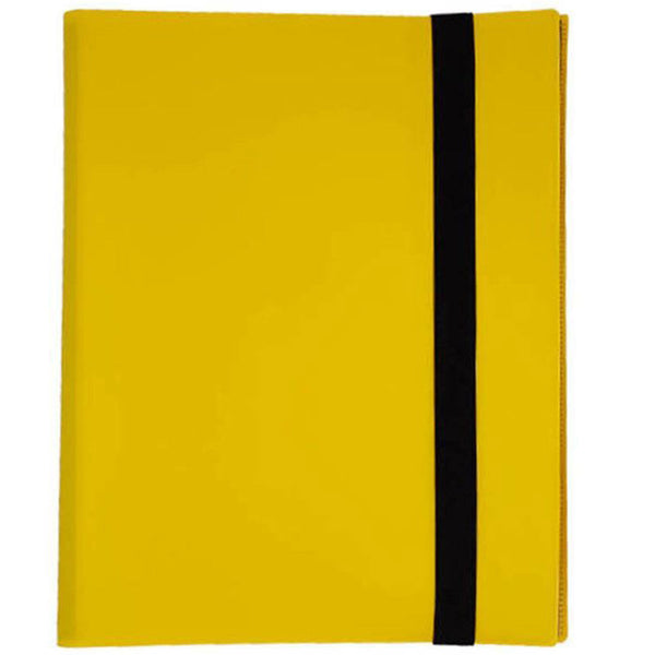 9 Pocket Trading Card Album Folder/Binder - yellow