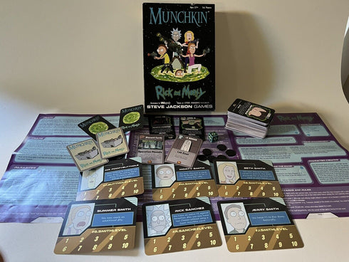 Munchkin Rick and Morty Card Game - Steven Jackson Games