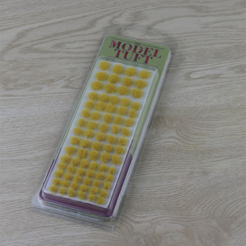 Model Tuff: Grass Tufts Scenery - Yellow Autumn Rice