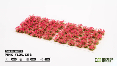 Pink Flowers (6mm)