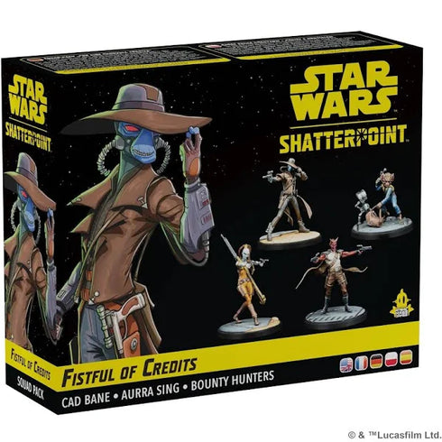 Star Wars Shatterpoint: Fistful of Credits Cad Bane Squad Pack