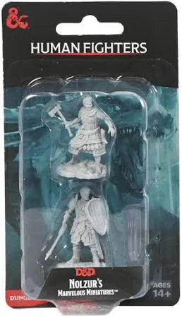 Dungeons & Dragons: unpainted Miniatures - various - large and small