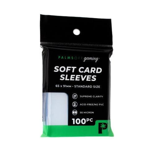 Palms Off Gaming- Soft Card Sleeves - Standard Size - 100pc