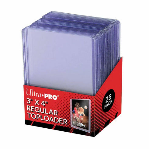 Ultra Pro: UP81222 3" X 4" Clear Regular Toploader 25ct