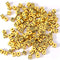 36pcs 8mm Colour Plastic yellow mini Six-sided