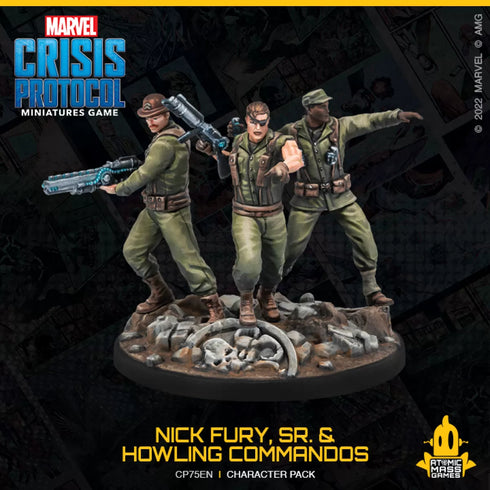 Marvel Crisis Protocol: Nick Fury, SR. & Howling Commandos