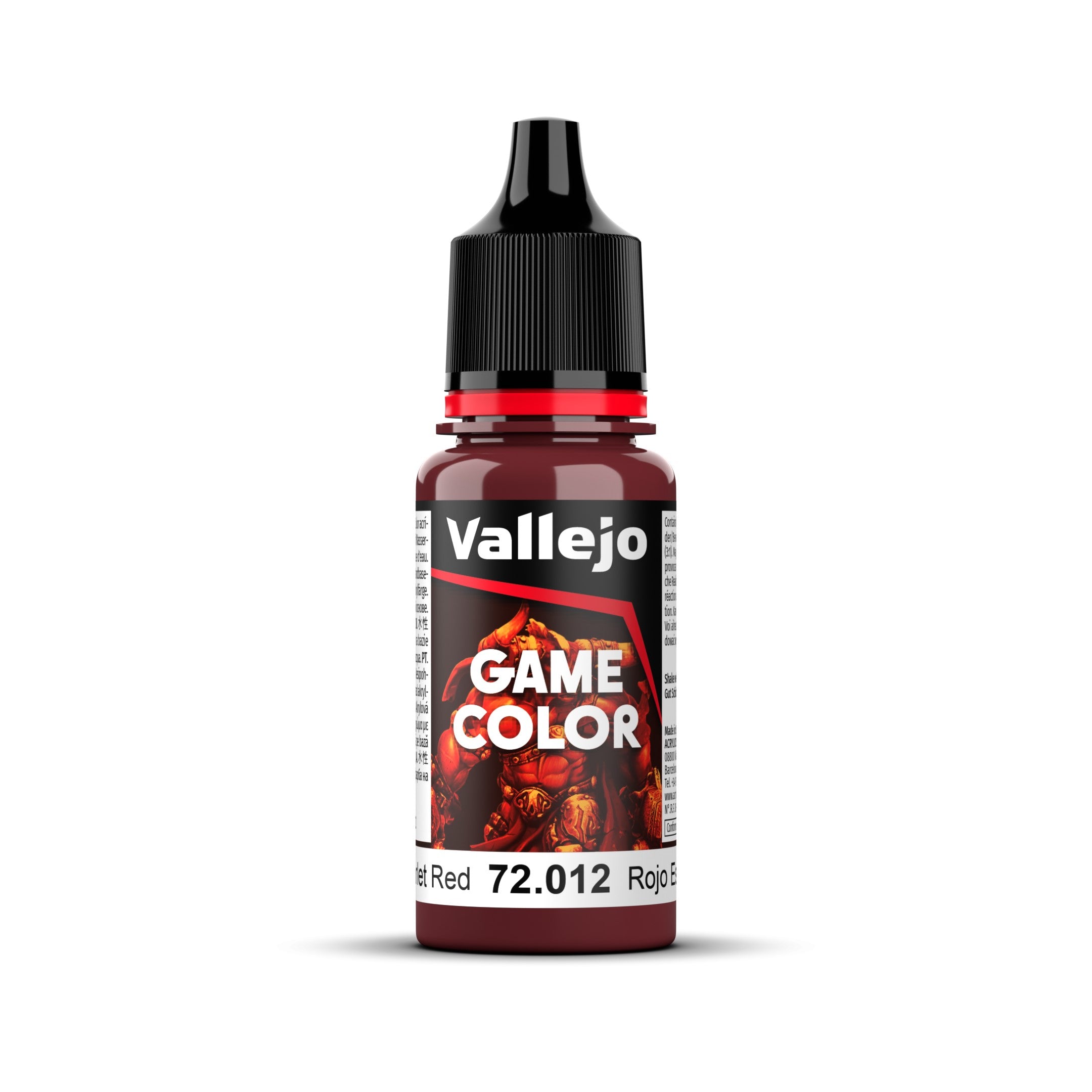 Vallejo Model Color Scarlet Red 18ml