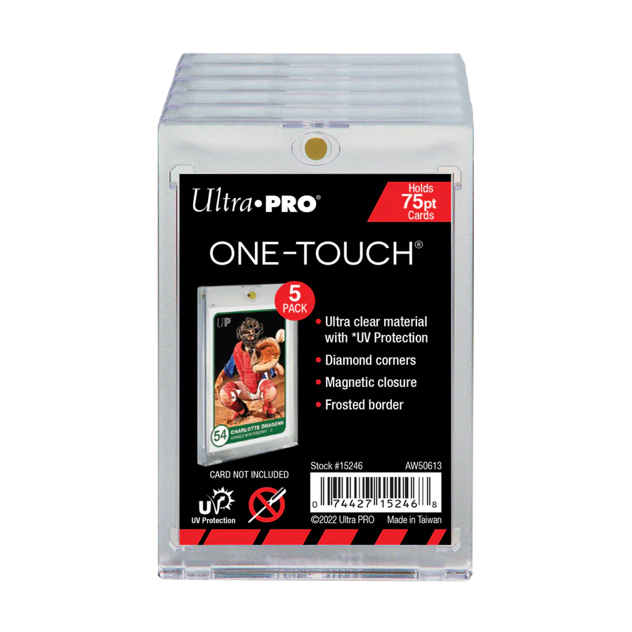 ULTRA PRO ONE TOUCH - 75PT -UV w/Magnetic Closure 5 PACK