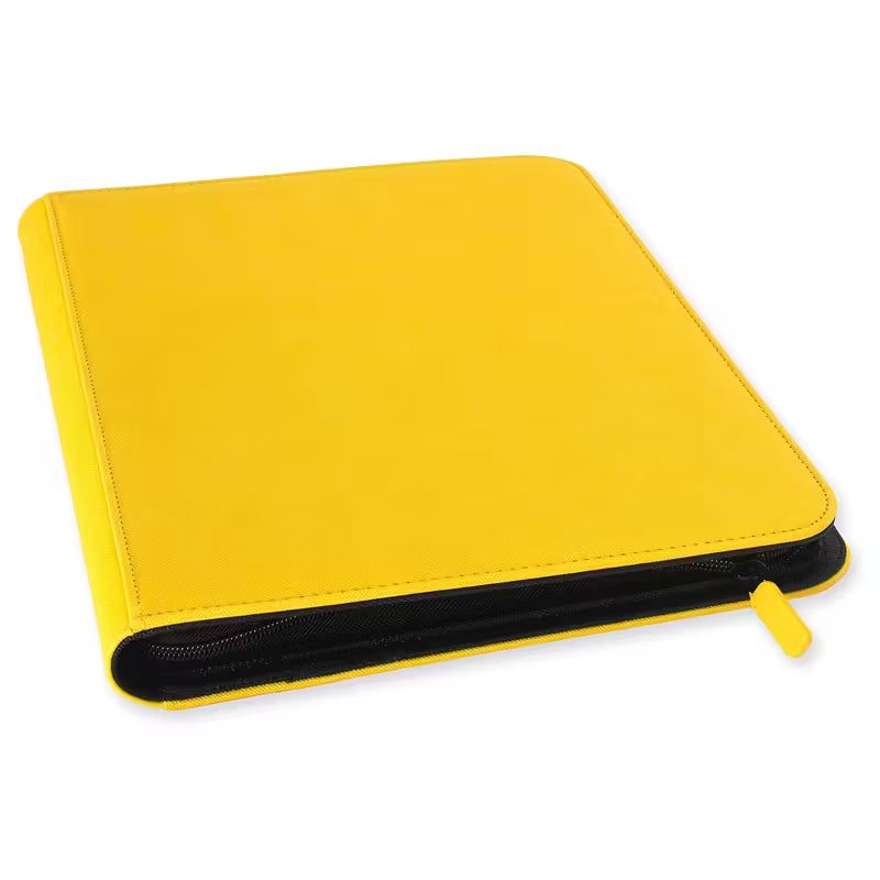 480 Side Loading Pocket Zip Binder - 12 Pocket Trading Card Album Folder