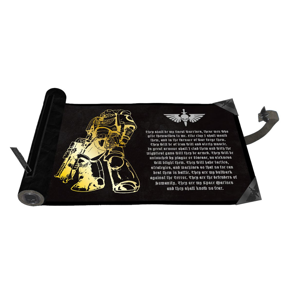 Ultra Pro:  Space Marines - Adeptus Astartes Dice Scroll Premium Foil for Warhammer 40k