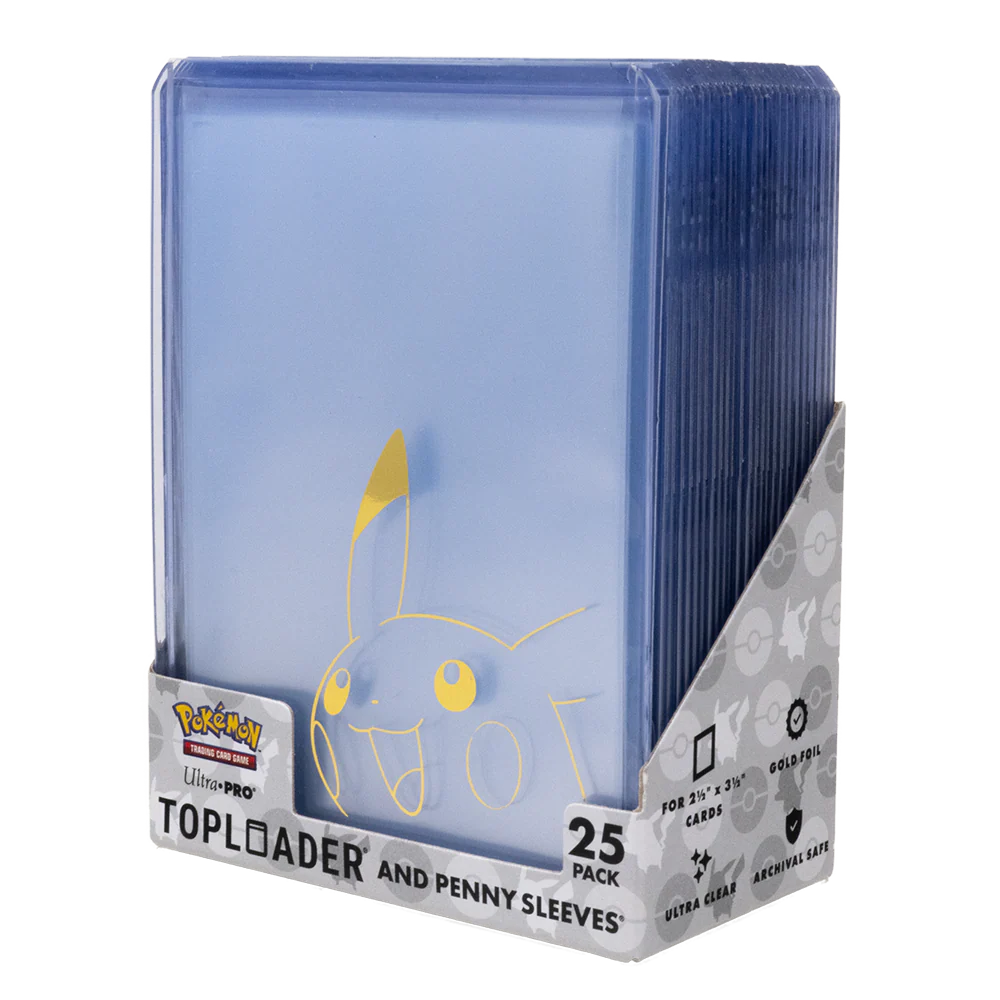 Pikachu TOPLOADER® and PENNY SLEEVES® Combo Pack 25per Pack