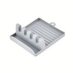 1pc Painting Brush Holder With 4 Slots, DIY Art Brush Rest Holder, Watercolor Paint Color Palette Green/ Grey