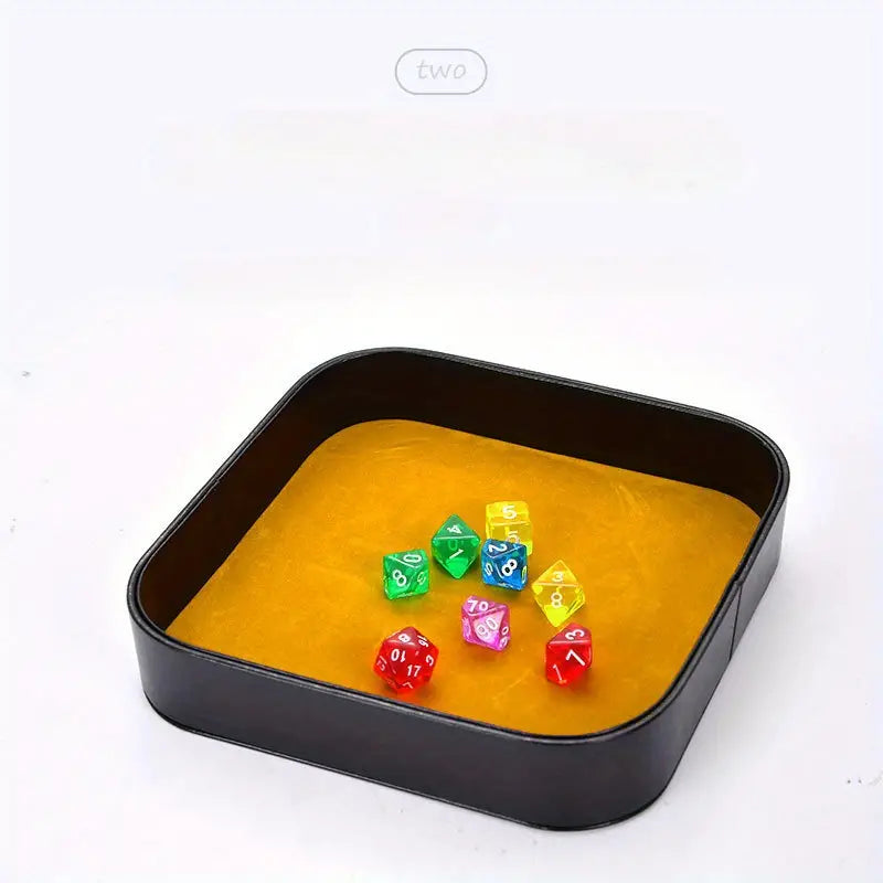 Square Tabletop Game Dice Tray