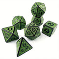 7pcs Set of RPG Celtic Pattern Dice 16mm - Various