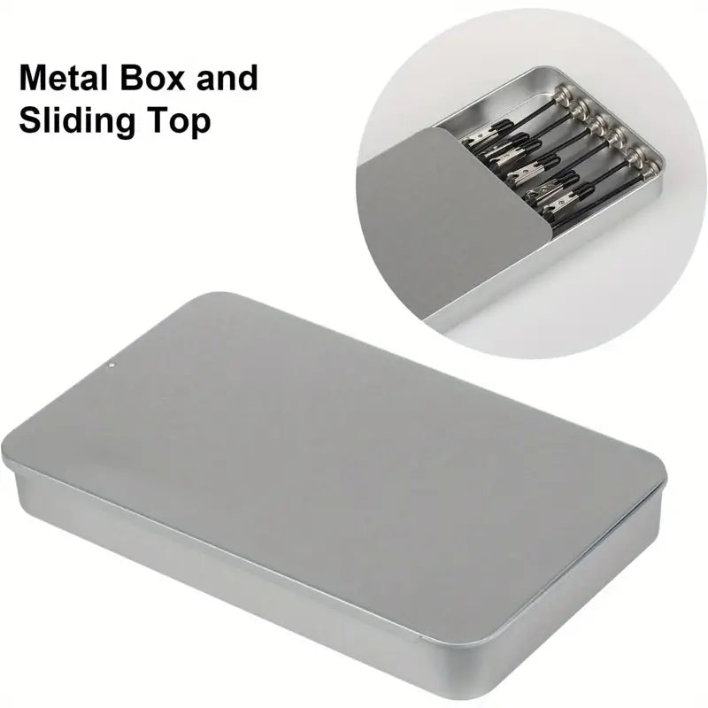 10-Piece Flexible Magnetic Alligator Clip Set with Base for Model Painting