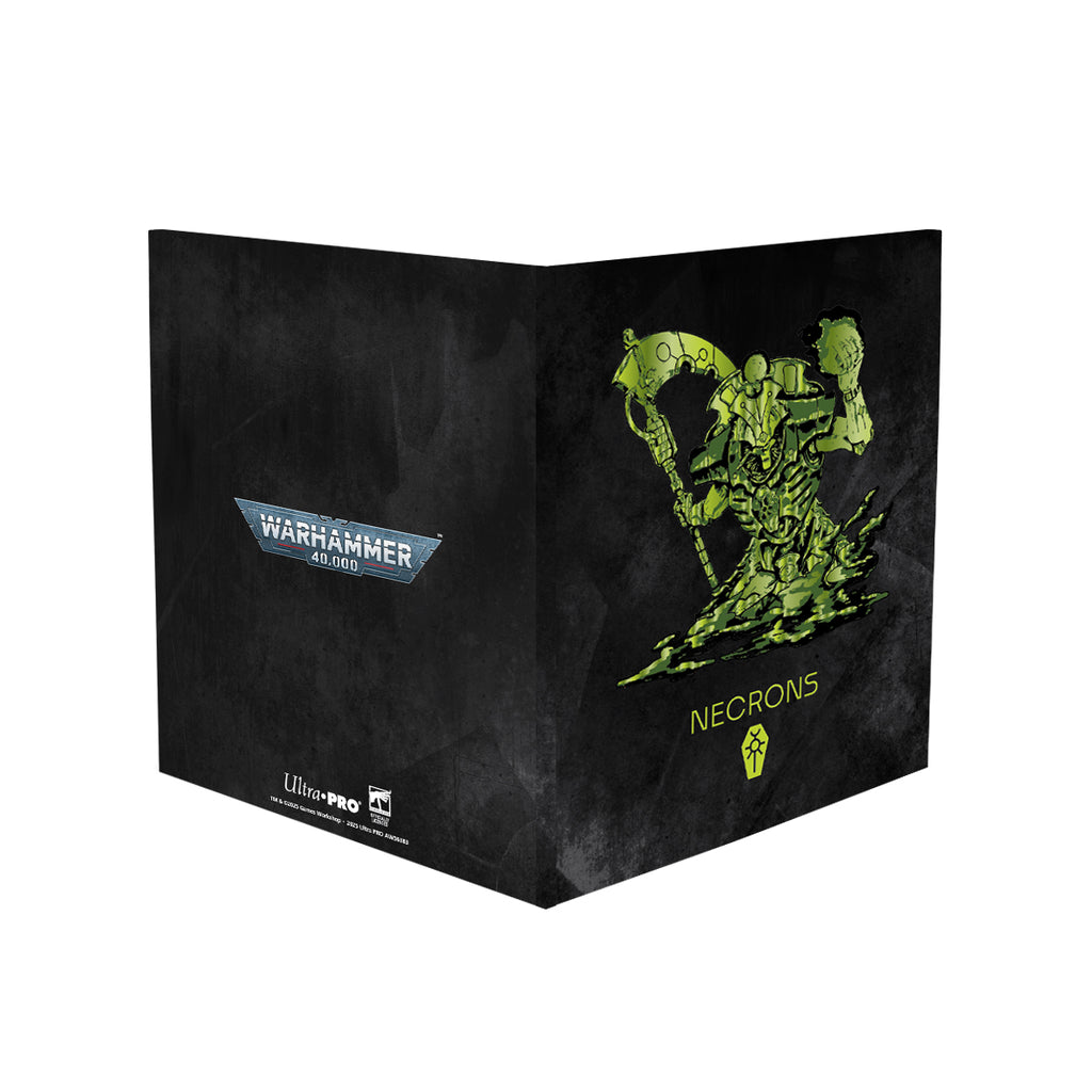 Ultra Pro: Necron Codex Aligned Codex Book Folio - Debossed & Printed for Warhammer 40k