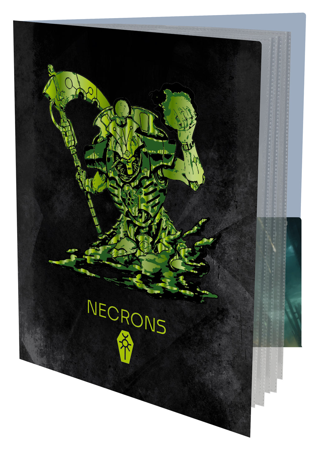 Ultra Pro: Necron Codex Aligned Codex Book Folio - Debossed & Printed for Warhammer 40k