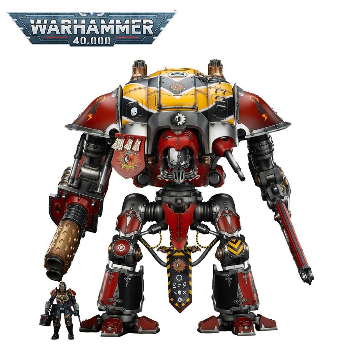 Warhammer Collectibles: 1/18 Scale Imperial Knights House Raven Knight Errant