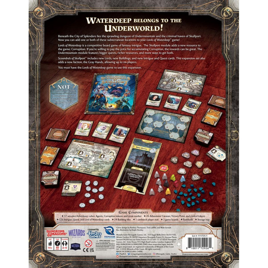 D&D: Lords of Waterdeep - Scoundrels of Skullport Expansion