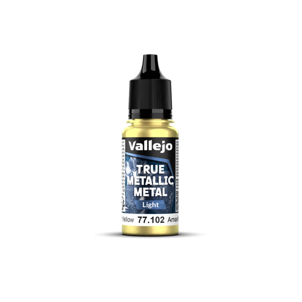 Vallejo - True Metallic Metal - Light - Radiant Yellow 18ml