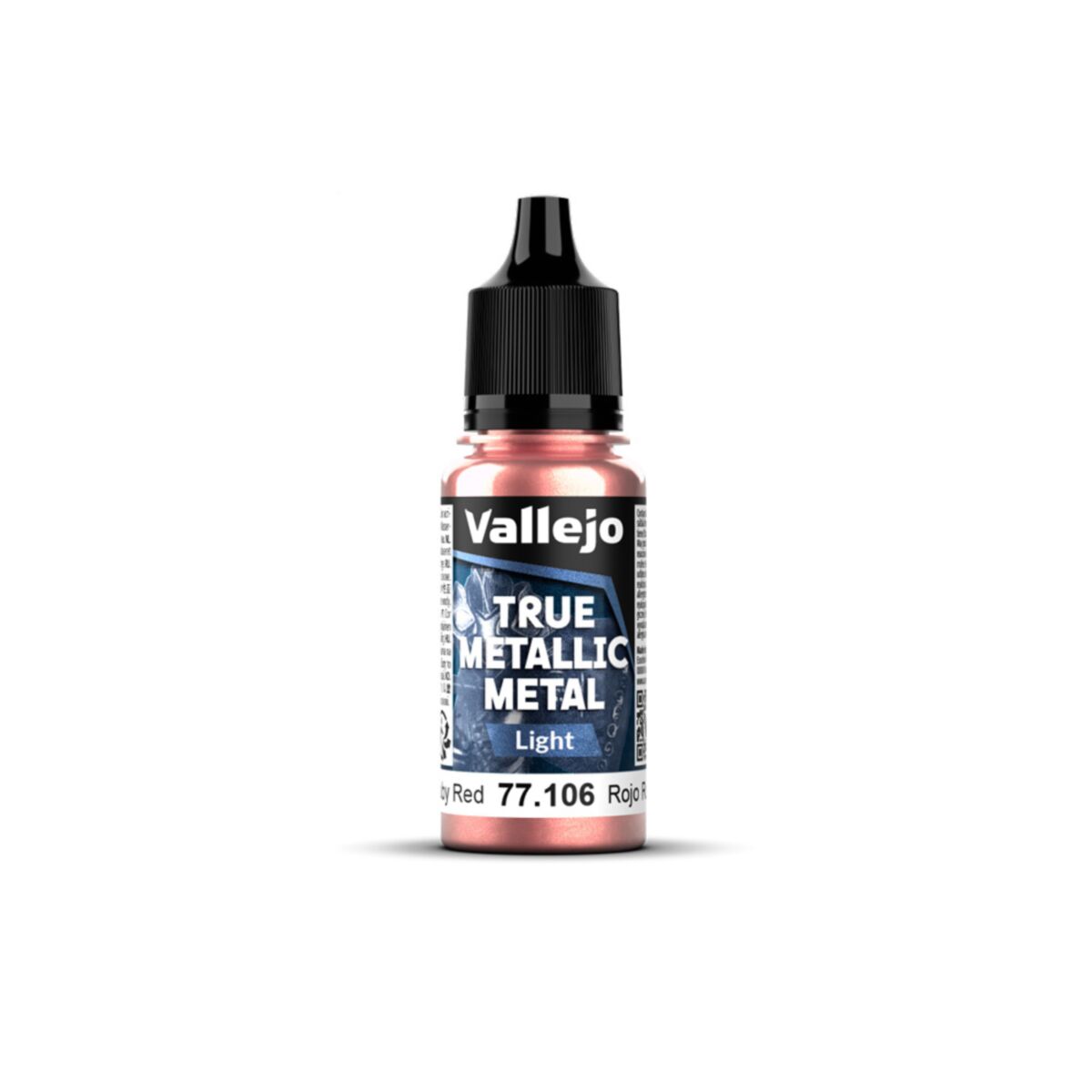 Vallejo - True Metallic Metal - Light - Ruby Red 18ml