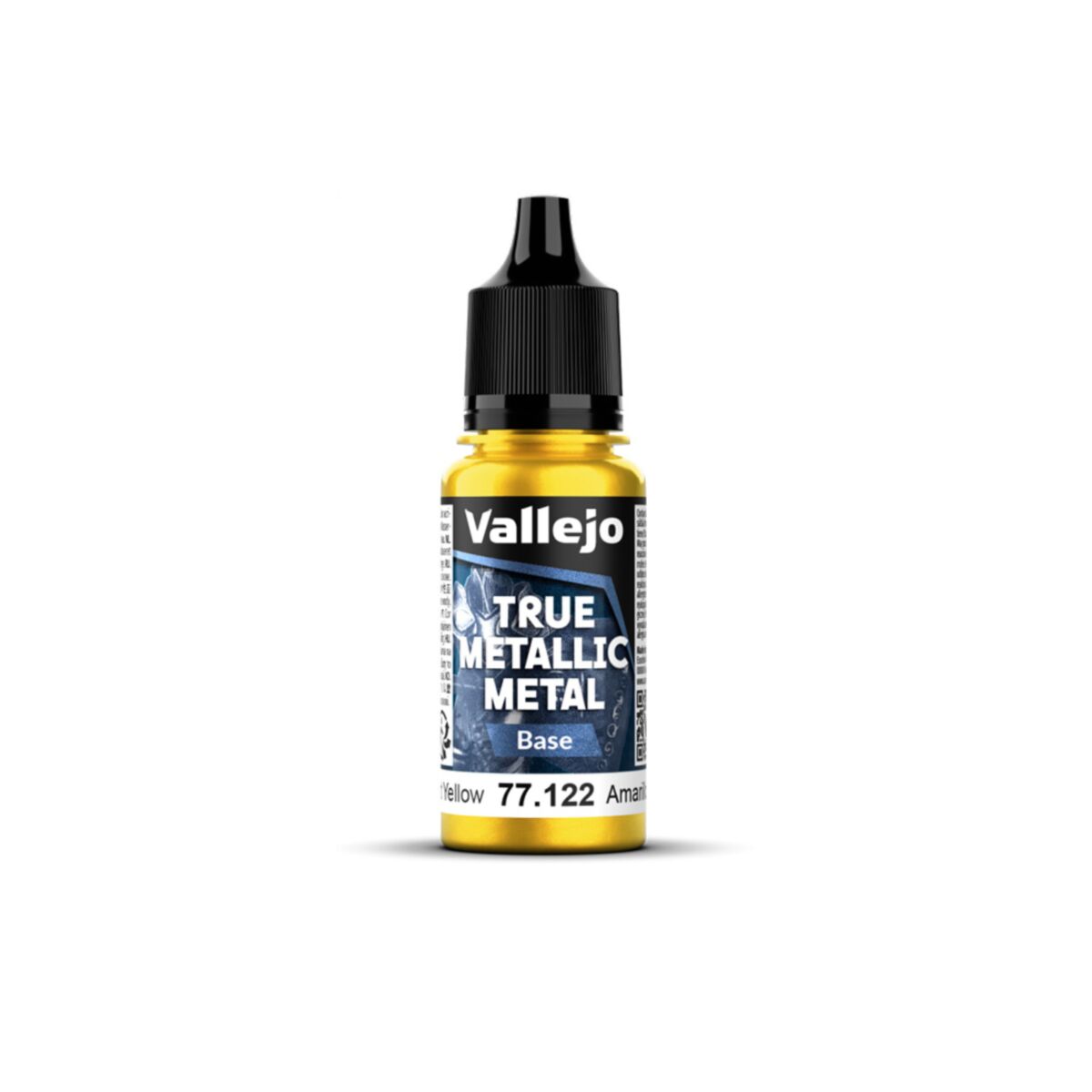 Vallejo - True Metallic Metal - Base - Radiant Yellow 18ml