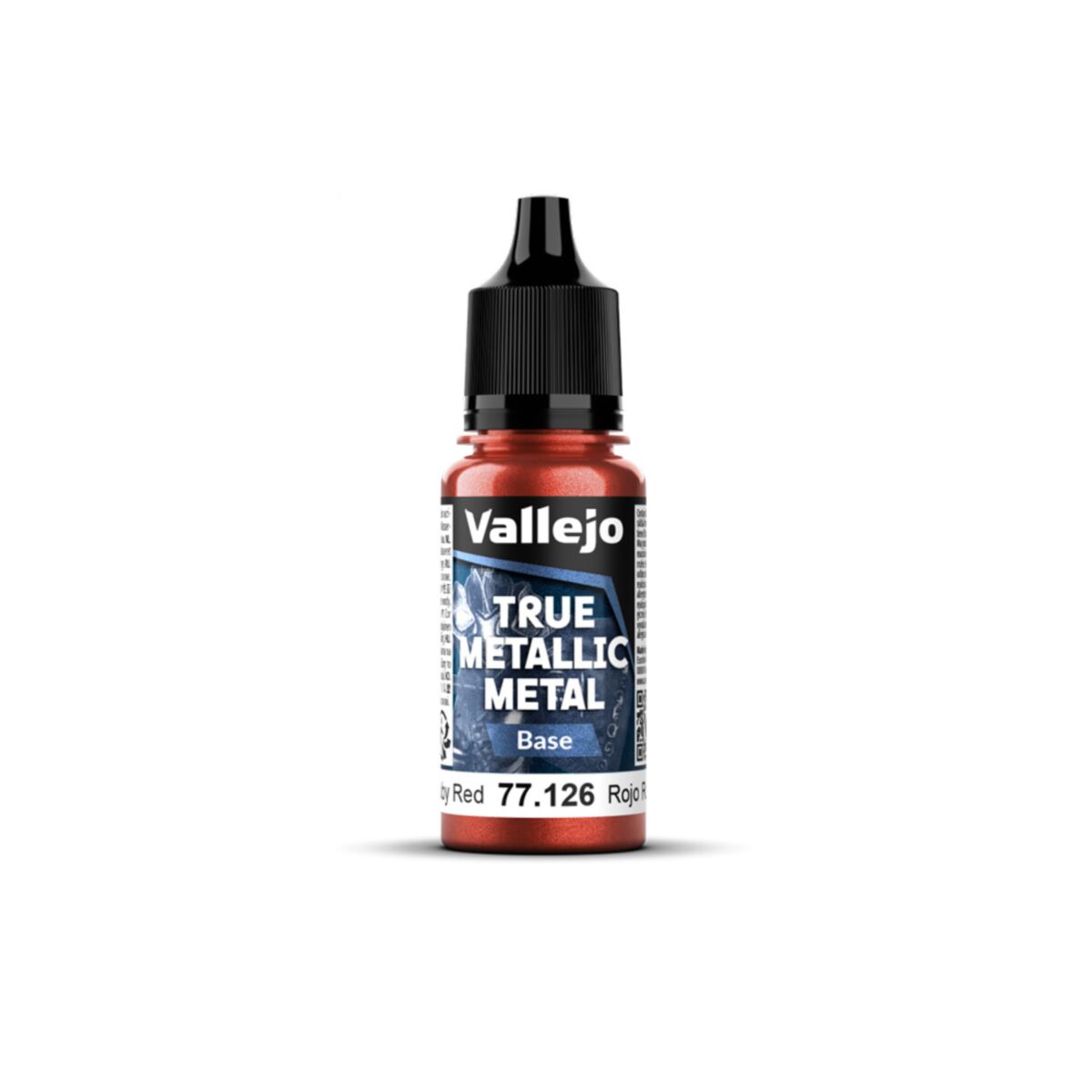 Vallejo - True Metallic Metal - Base - Ruby Red 18ml