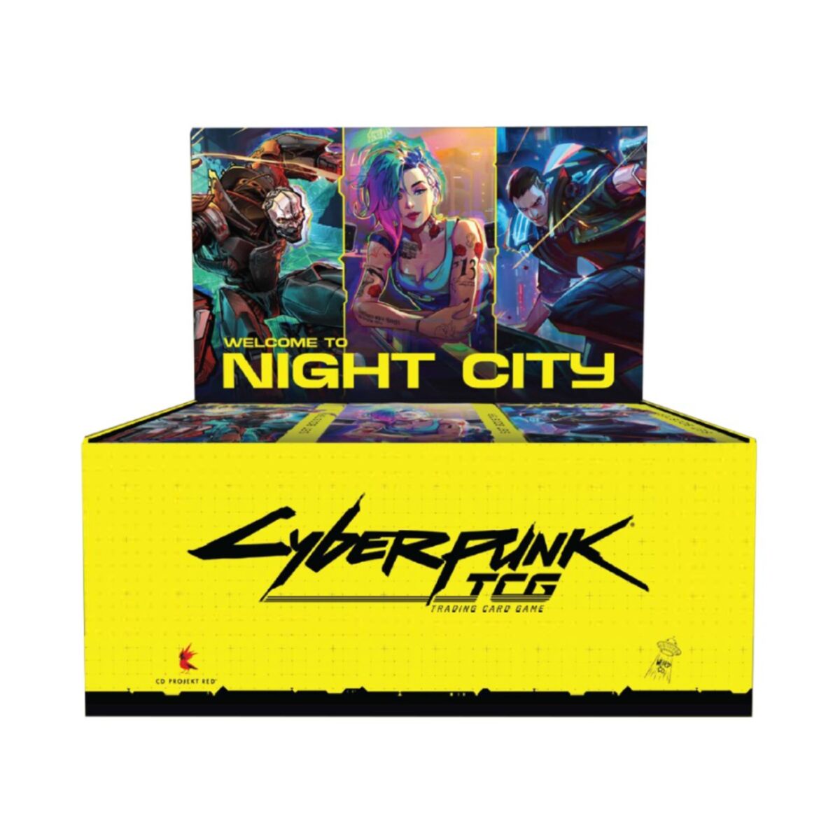 Cyberpunk TCG: Booster Display – Welcome to Night City