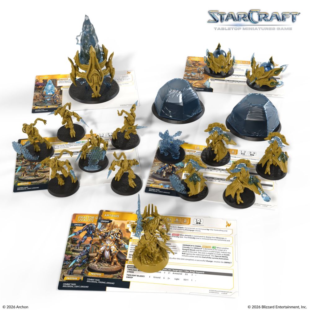 Starcraft Miniatures Games: Protoss Starters Set Founders Edition [PRE-ORDER]