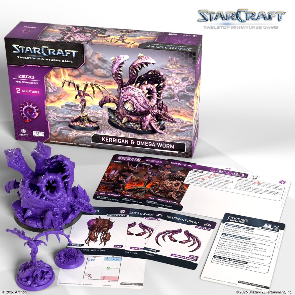 Starcraft Miniatures Games: Zerg - Kerrigan (Primal Kerrigan) - Hero Expansion Set [PRE-ORDER]