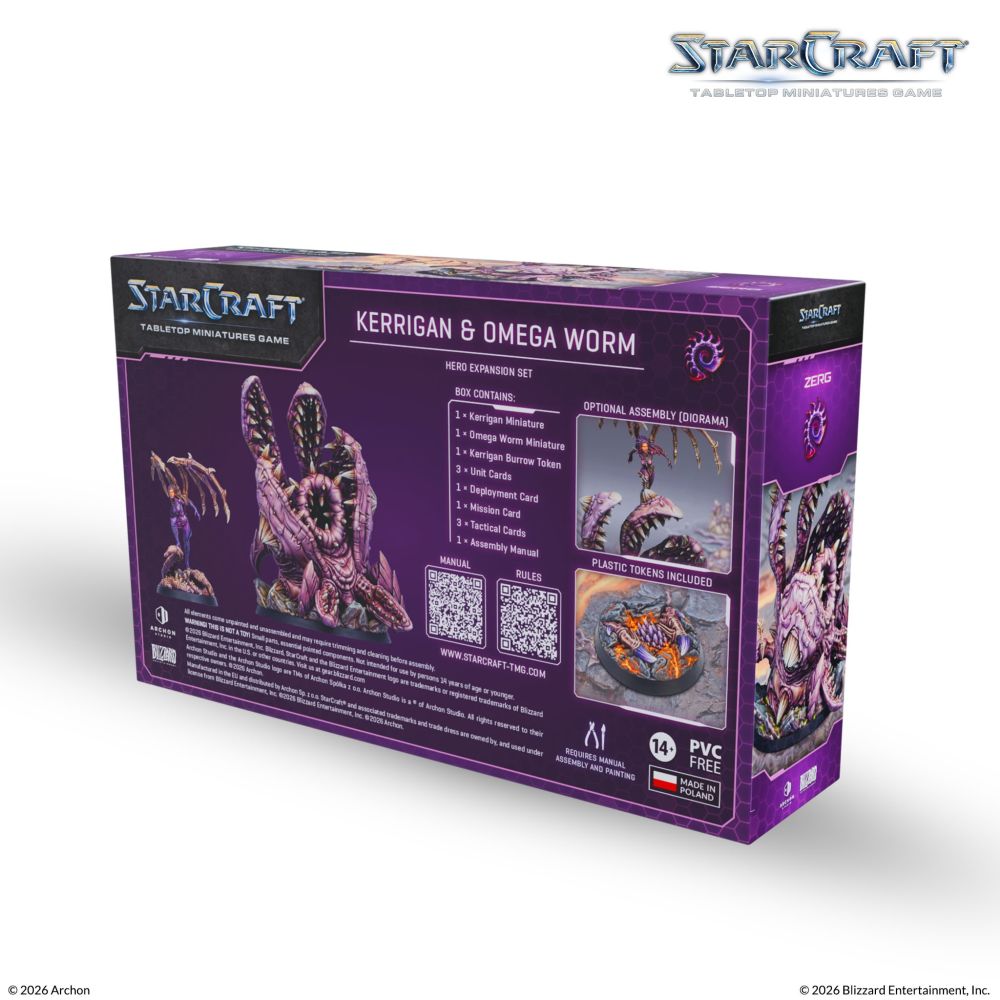 Starcraft Miniatures Games: Zerg - Kerrigan (Primal Kerrigan) - Hero Expansion Set [PRE-ORDER]