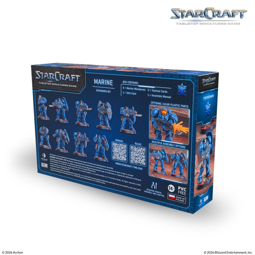 Starcraft Miniatures Games: Terran - Marine - Expansion Set [PRE-ORDER]
