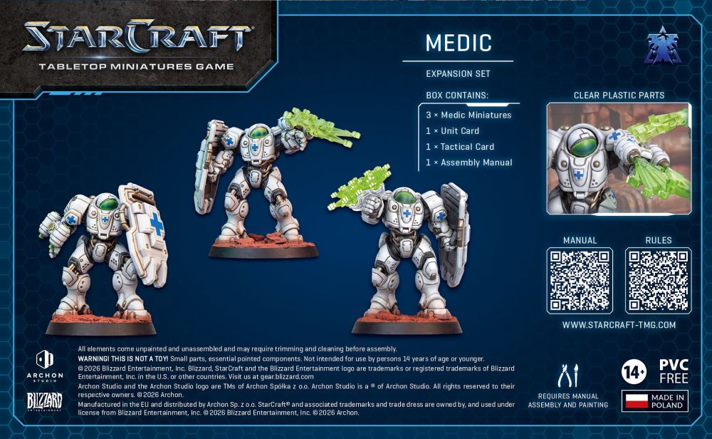Starcraft Miniatures Games: Terran - Medic - Expansion Set [PRE-ORDER]