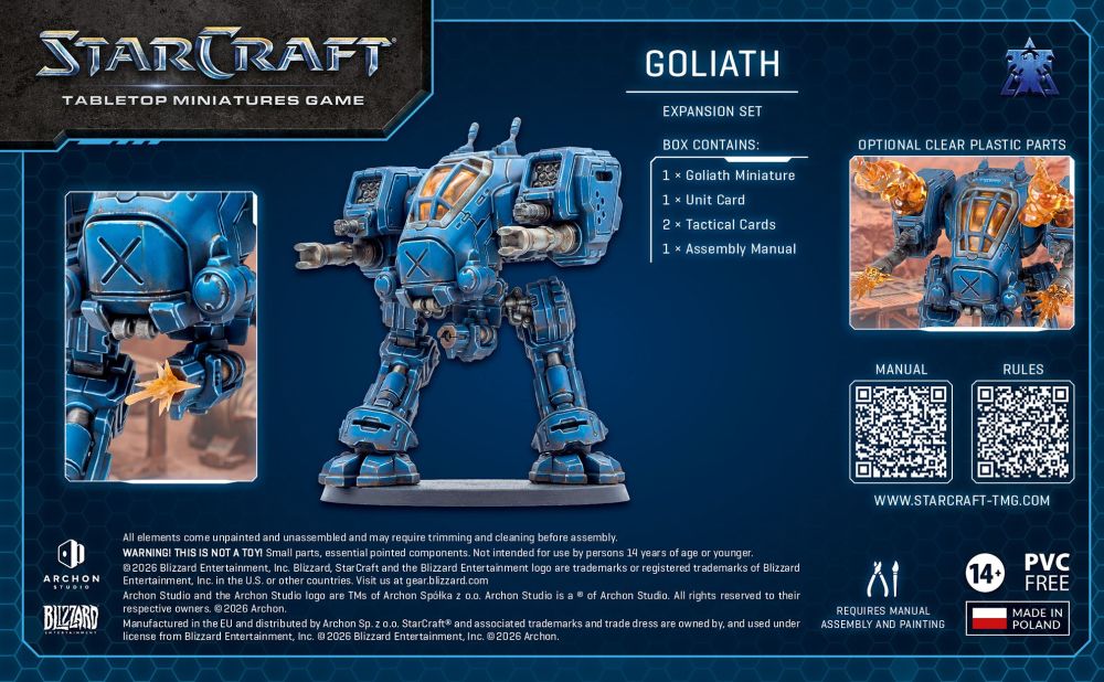 Starcraft Miniatures Games: Terran - Goliath - Expansion Set [PRE-ORDER]