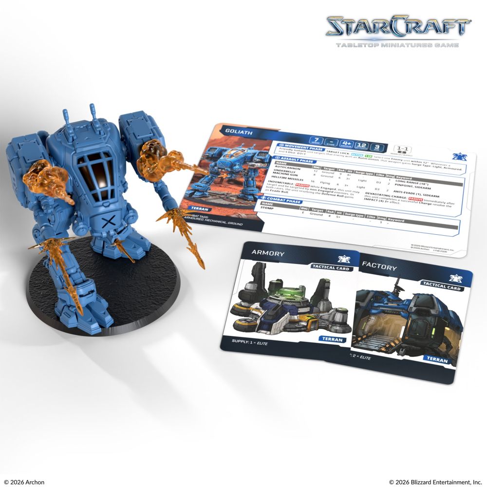 Starcraft Miniatures Games: Terran - Goliath - Expansion Set [PRE-ORDER]