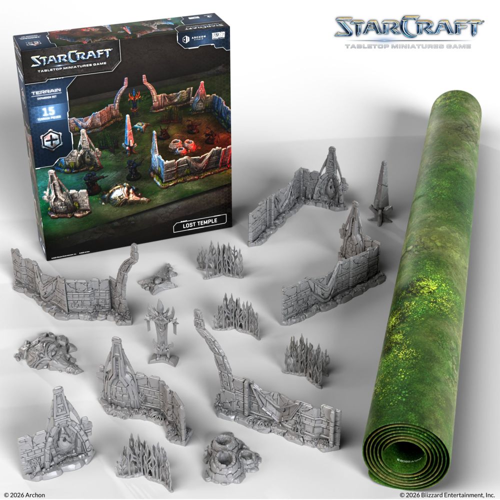 Starcraft Miniatures Games: Lost Temple – Terrain Expansion Set [PRE-ORDER]