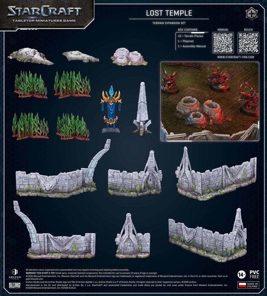 Starcraft Miniatures Games: Lost Temple – Terrain Expansion Set [PRE-ORDER]