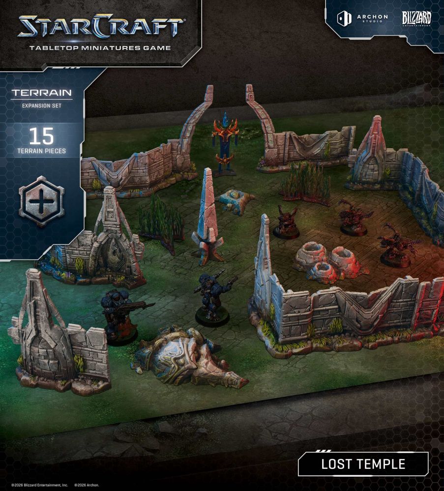 Starcraft Miniatures Games: Lost Temple – Terrain Expansion Set [PRE-ORDER]