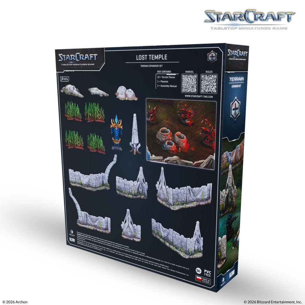 Starcraft Miniatures Games: Lost Temple – Terrain Expansion Set [PRE-ORDER]