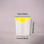 1pc Plastic Painting Brush Washing Cup  Pot & Lid: Various