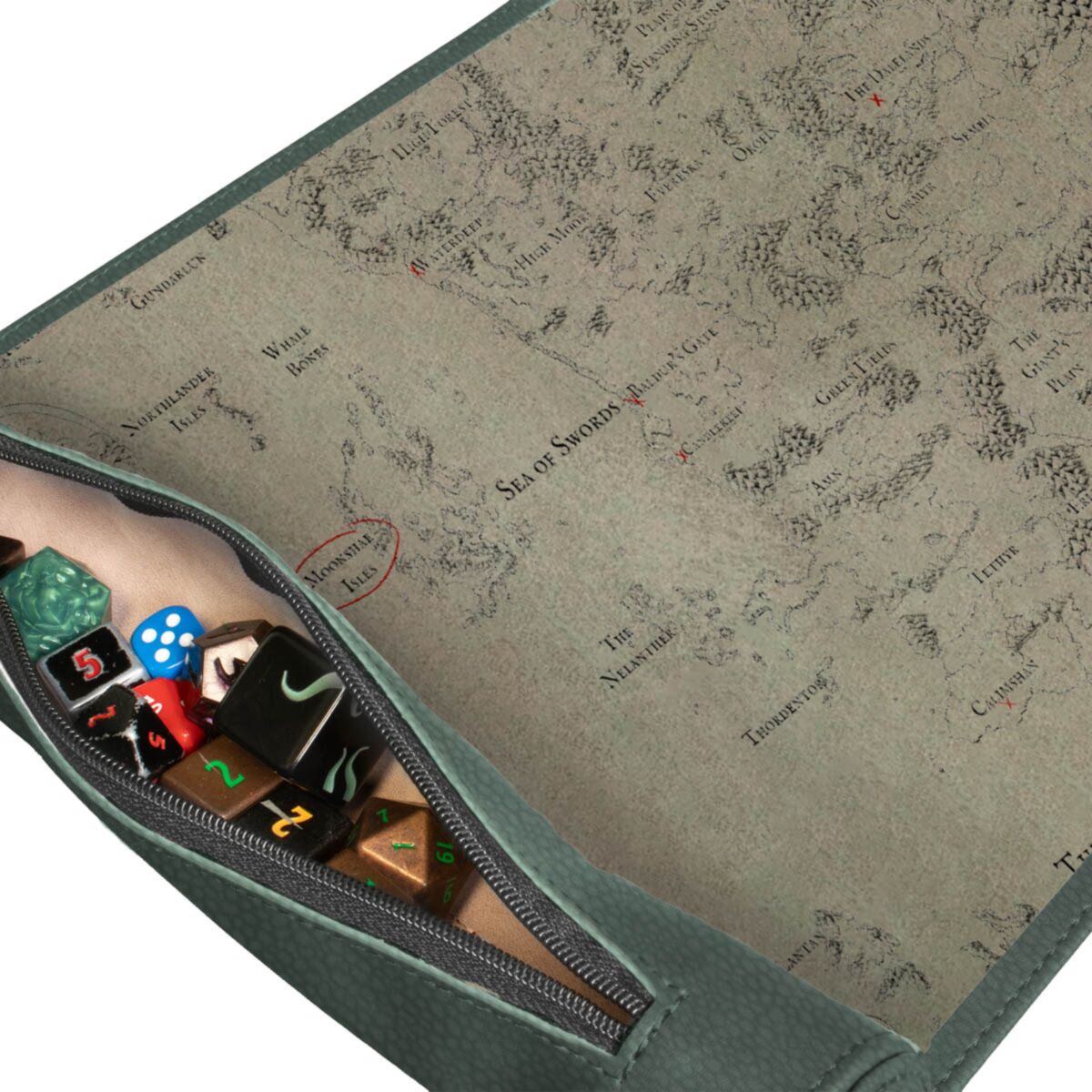 Ultra Pro:  D&D Artifacts Across Eternities: Drizzt & the Forgotten Realms Dice Scroll Map