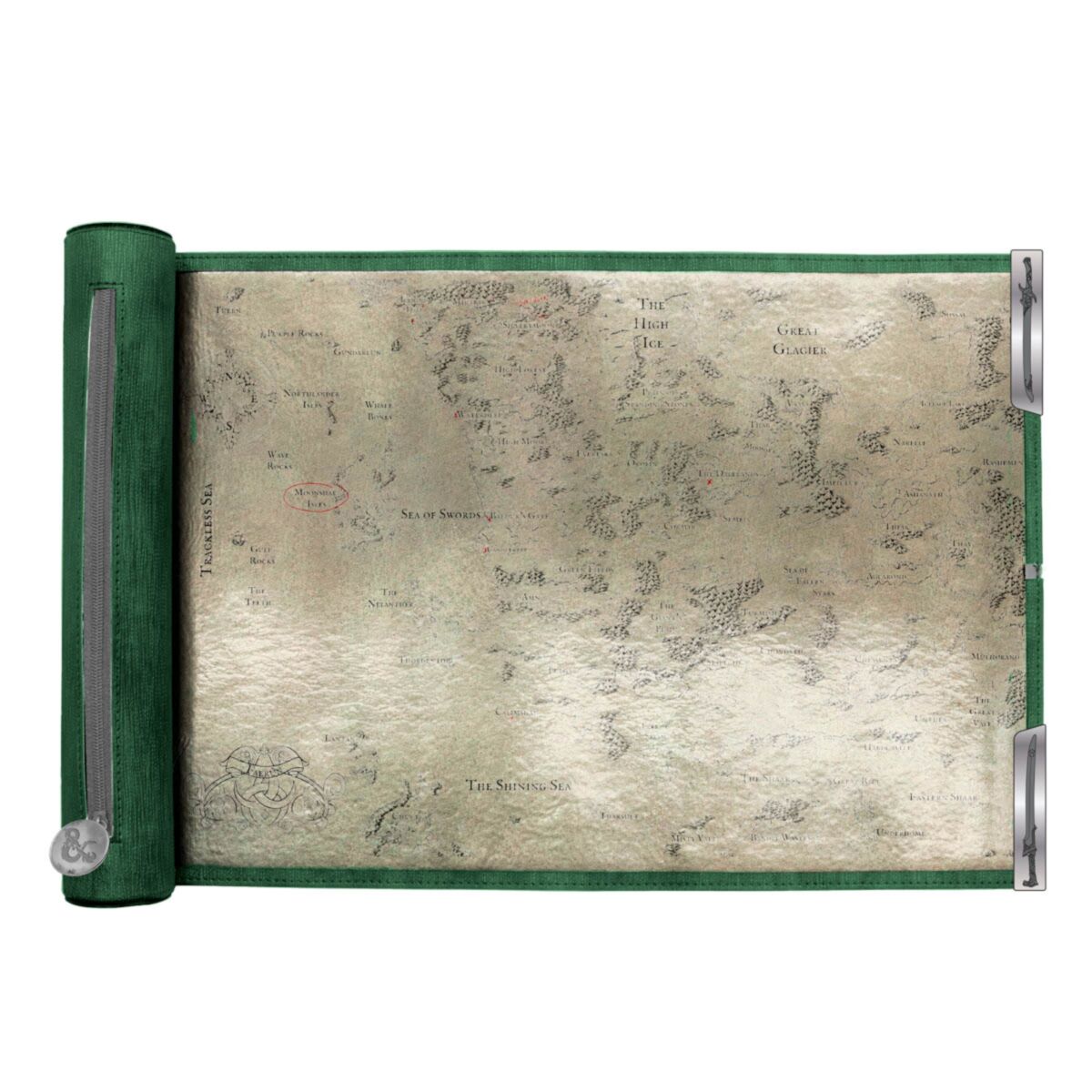 Ultra Pro:  D&D Artifacts Across Eternities: Drizzt & the Forgotten Realms Dice Scroll Map