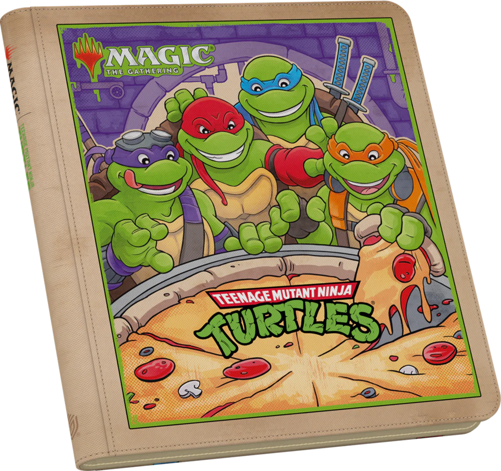 Ultimate Guard: Portfolio – XenoSkin ZipFolio 480 – MTG: TMNT – Pizza Box