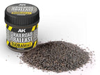 AK Interactive Dioramas - Terrains - Small Railroad Ballast 1/72  100ml
