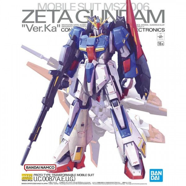 GUNDAM - HOBBY KIT MG 1/100 - ZETA GUNDAM VER.KA