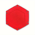 Hexagon Felt Fabric Dice Tray