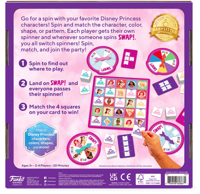 Disney Princess - Pattern Party Game