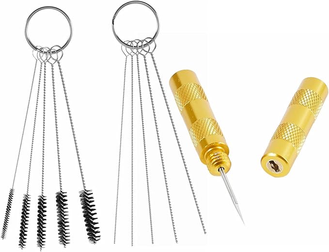 3 Set Airbrush Spray Cleaning Repair Tool Kit Stainless steel Needle Brush Set