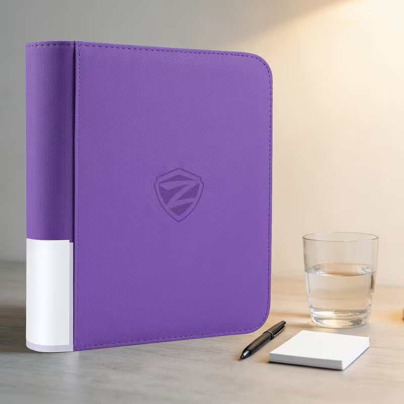 Premium Z 360 Side Loading Pocket Zip Binder – 9 Pocket Trading Card Album Folder
